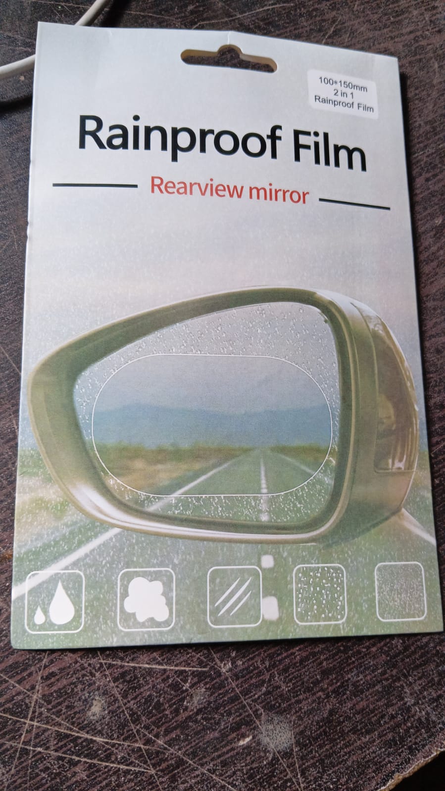 Anti-scratch film for car mirrors and windows Anti-scratch film for car mirrors and windows